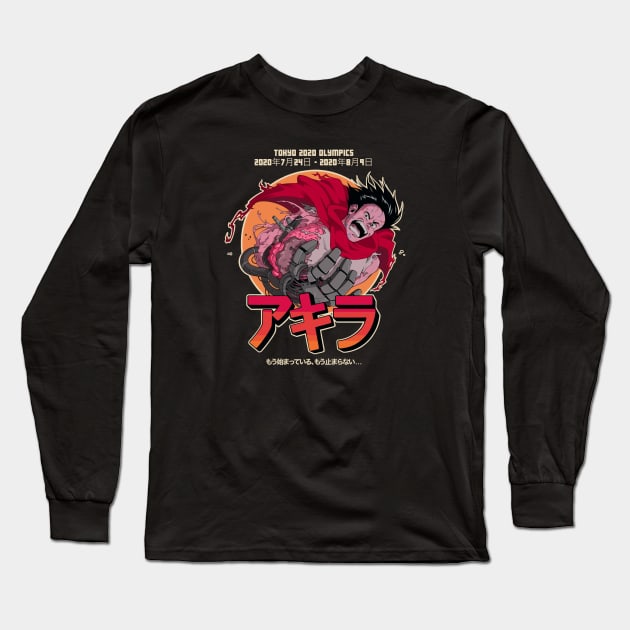 AKIRA Tokyo 2020 Olympics Long Sleeve T-Shirt by bakedjeans